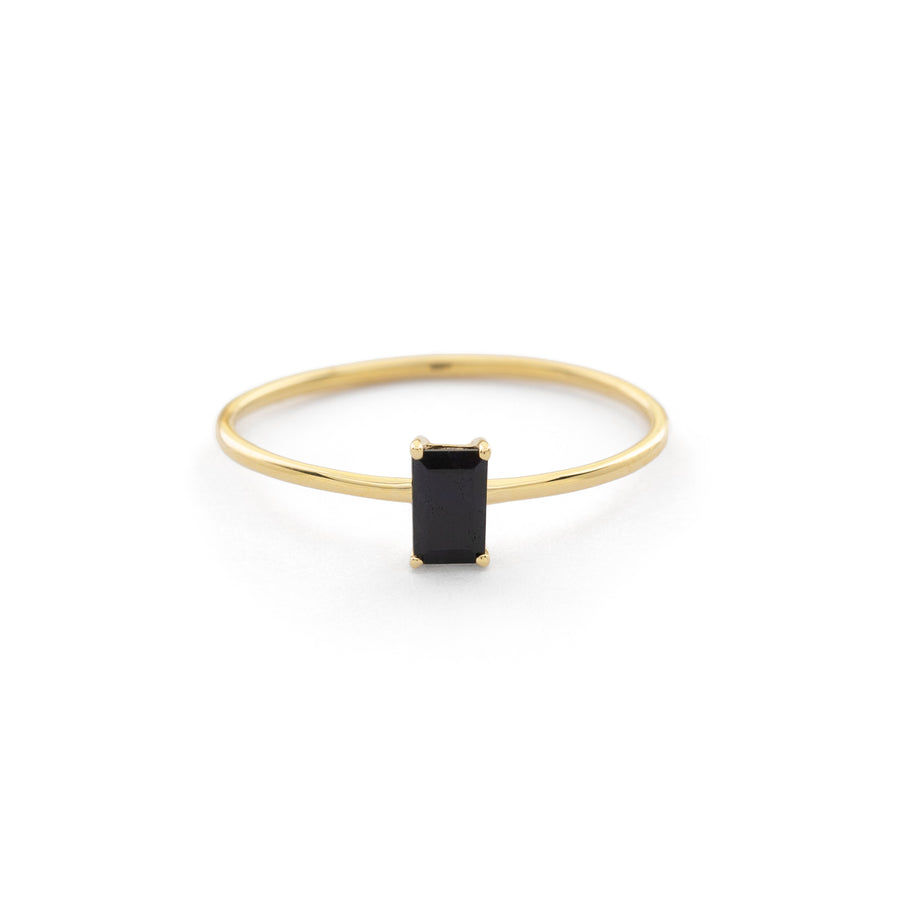 Aimee ring (Black sapphire)