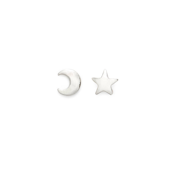 Madeline Handmade Studs - Navy