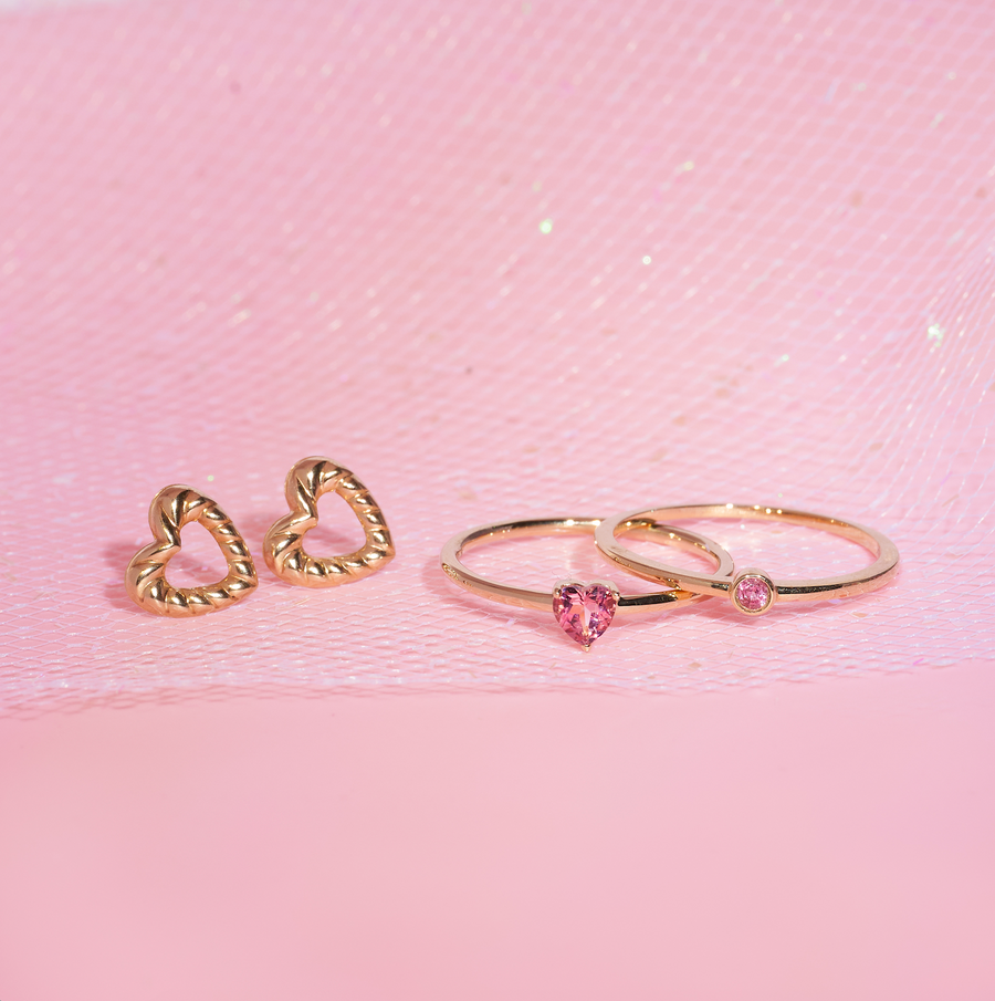 Gigi heart ring (ruby or pink sapphire)