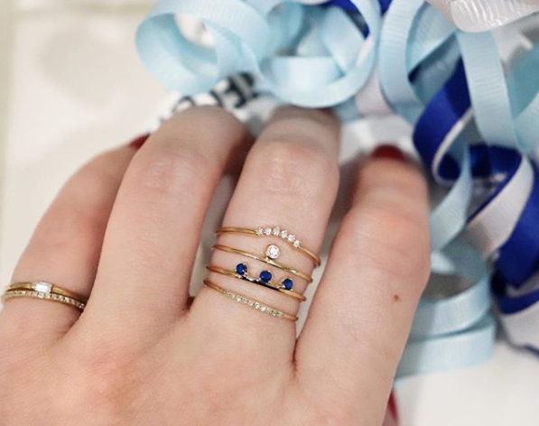 Elsa crown ring (color options)