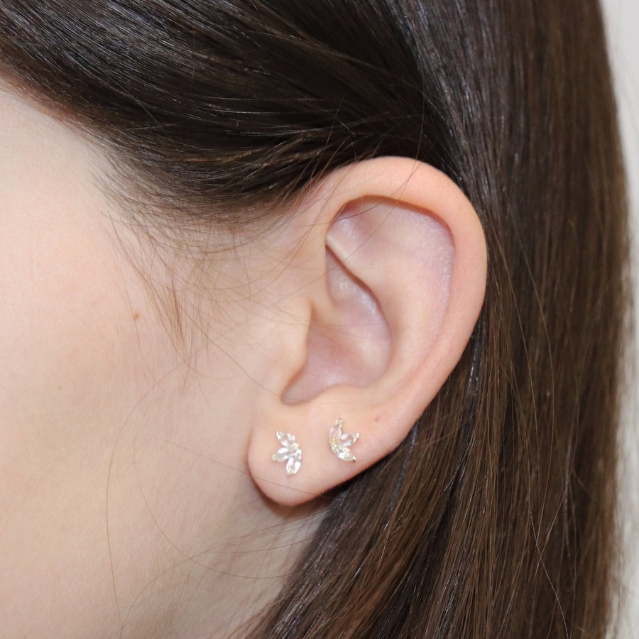 Felicia petal stud earrings
