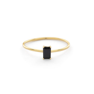 Aimee ring (Black sapphire)