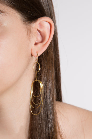 Krypton earrings (gold or silver)