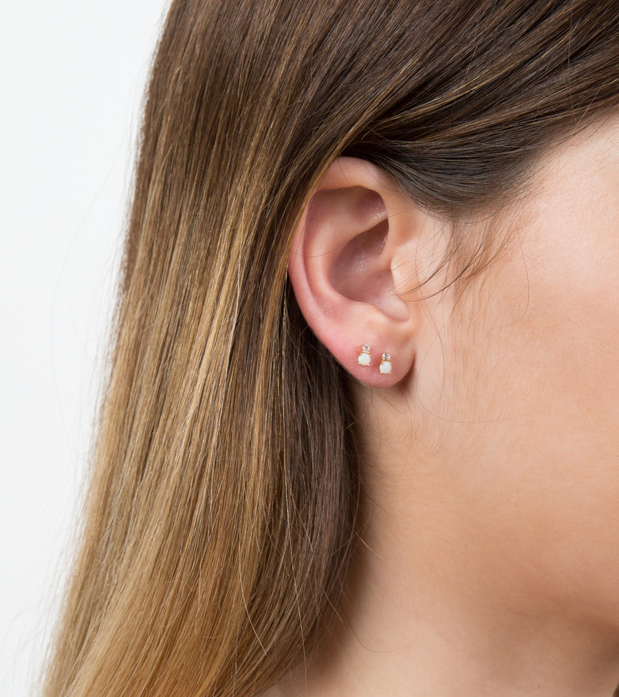 Claudia earrings (opal)