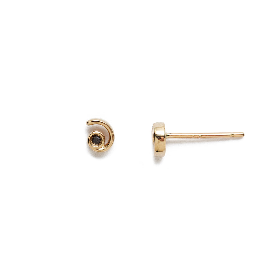 Daphne swirl stud earring (color options)