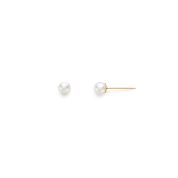 Drew Akoya pearl stud earrings