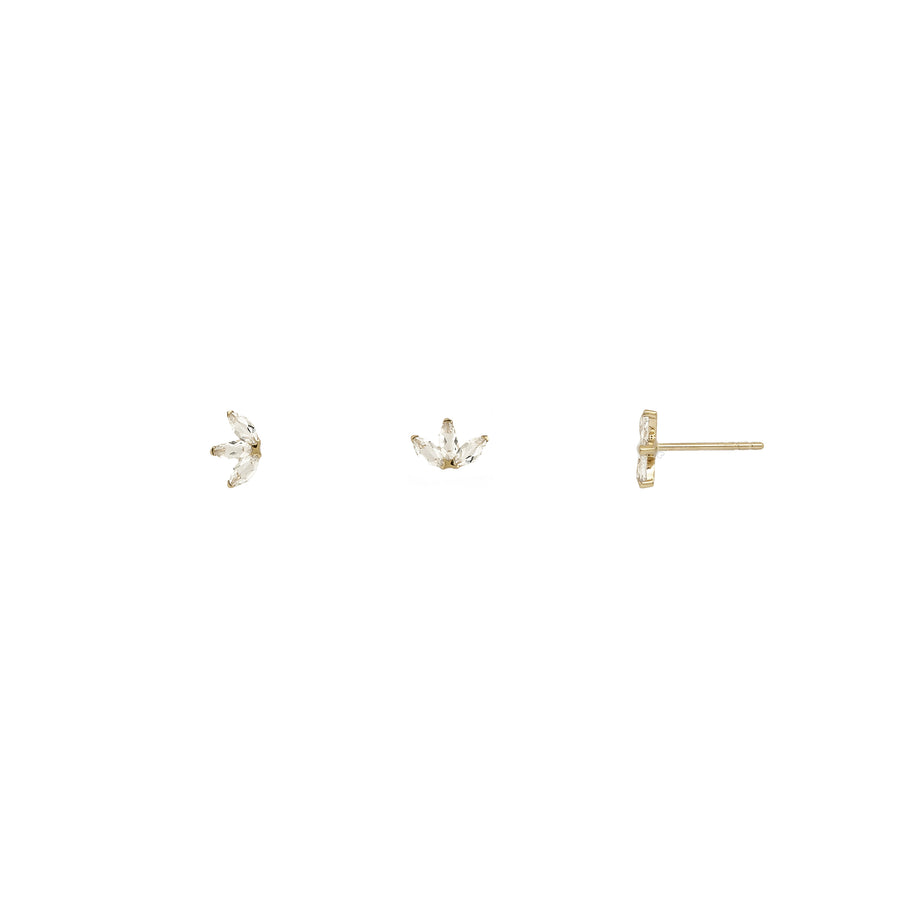 Felicia petal stud earrings