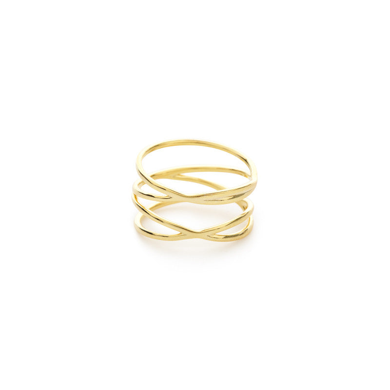 Gehry ring (gold or silver)