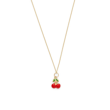 Heidi cherry necklace