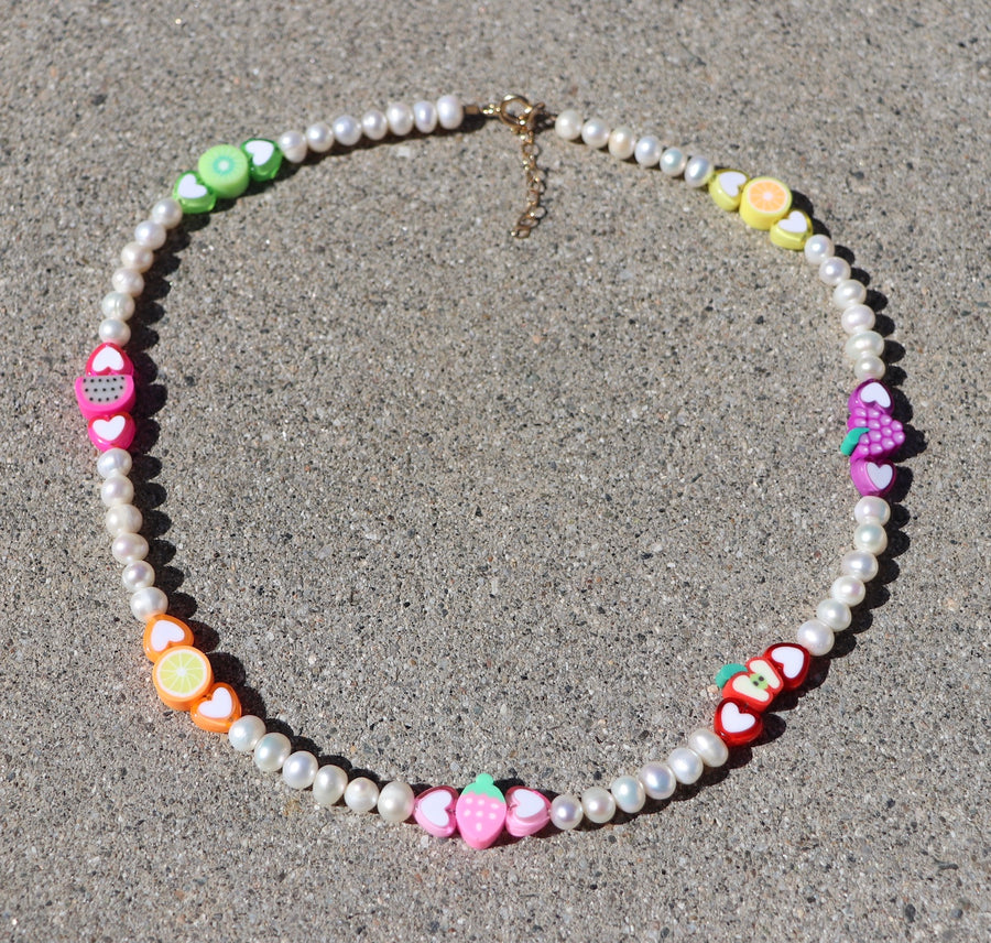 Strawberry necklace