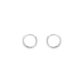 Katie hoops (14k white gold)