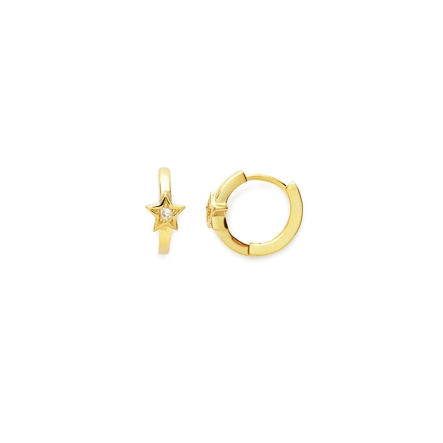 Lunas star earrings (gold or silver)