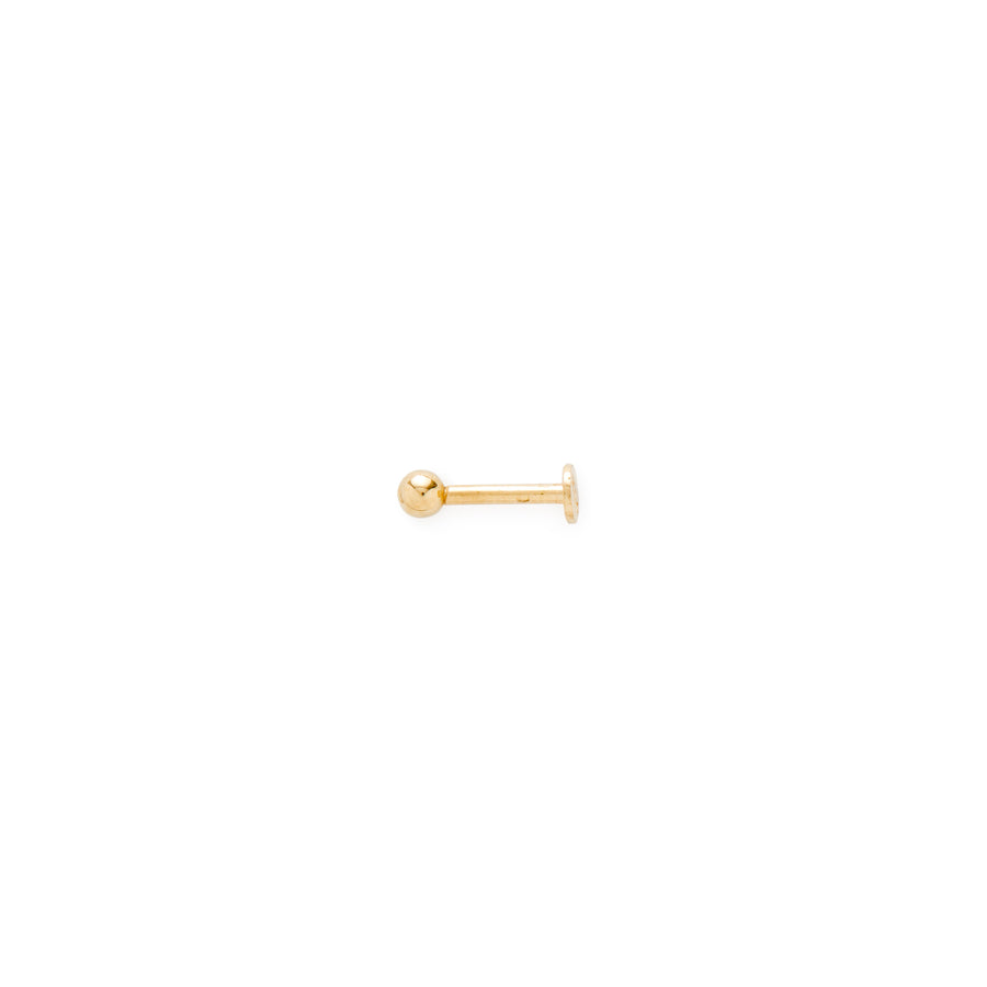 Miley flat back single ball stud