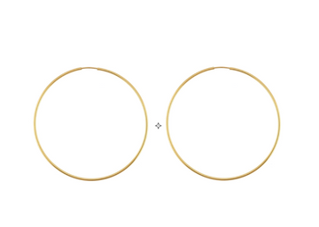 Louis hoops (gold or silver)