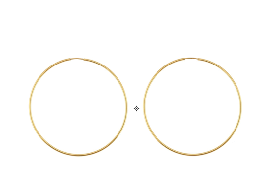 Louis hoops (gold or silver)