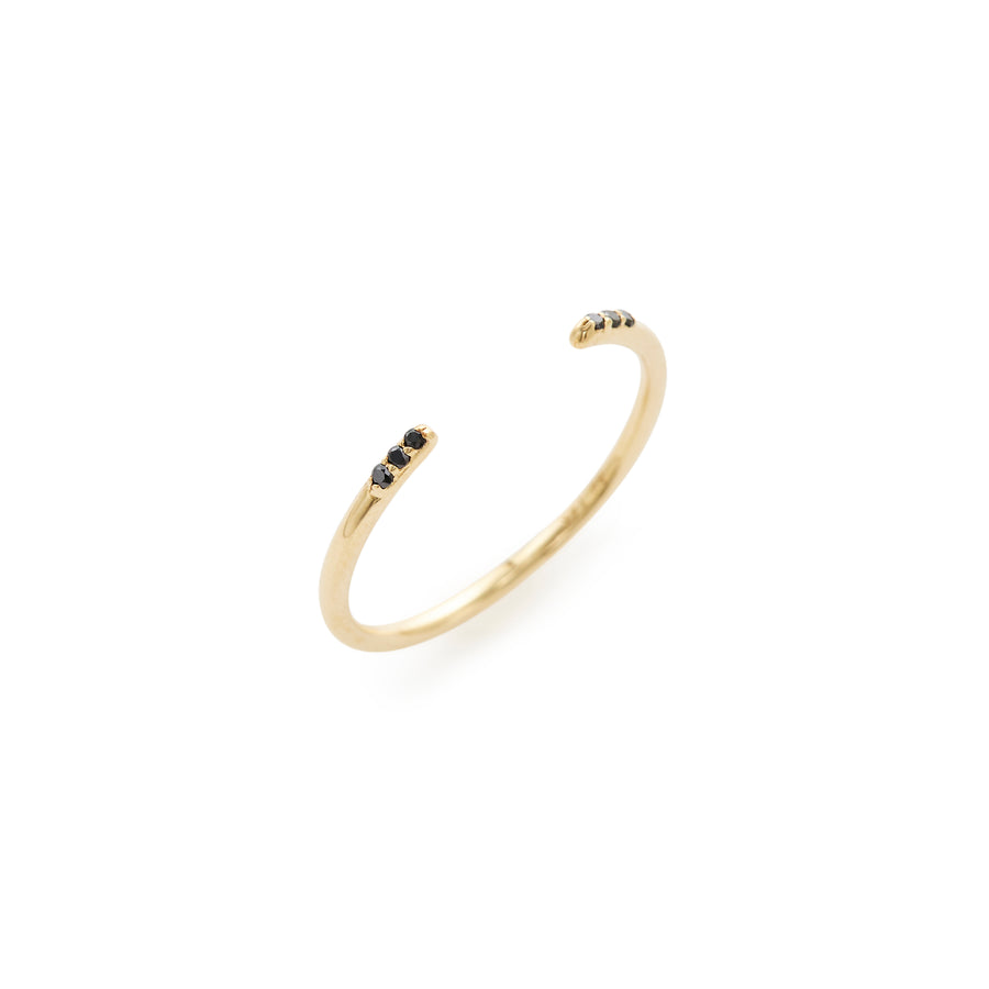 Wendy ring (black diamond)