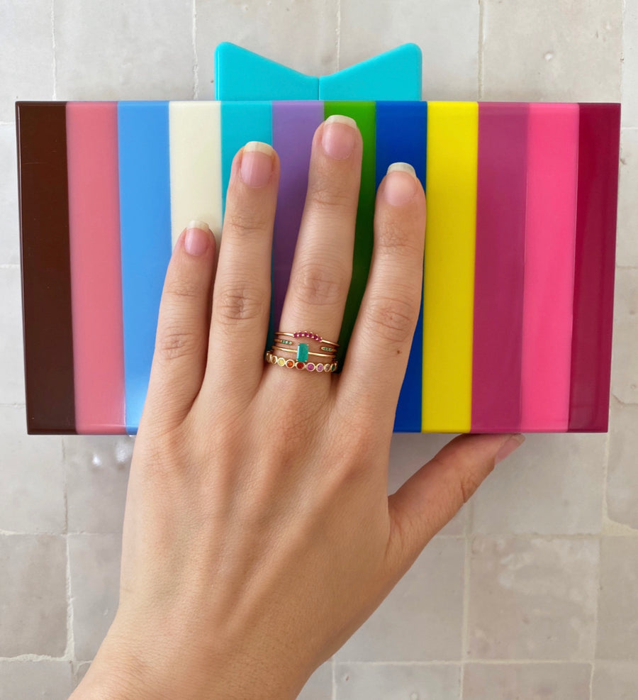 Aimee ring (Emerald)