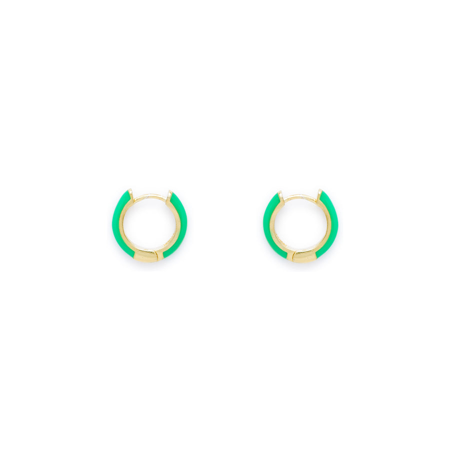 Billie enamel hoops (color options)