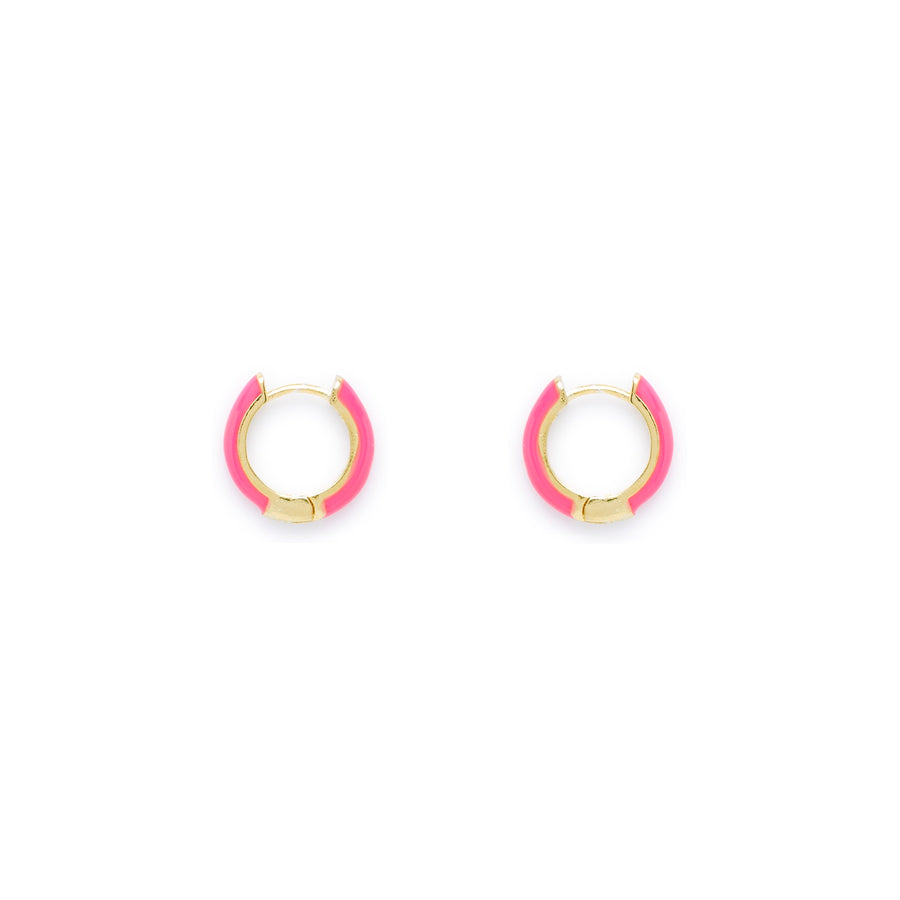 Billie enamel hoops (color options)