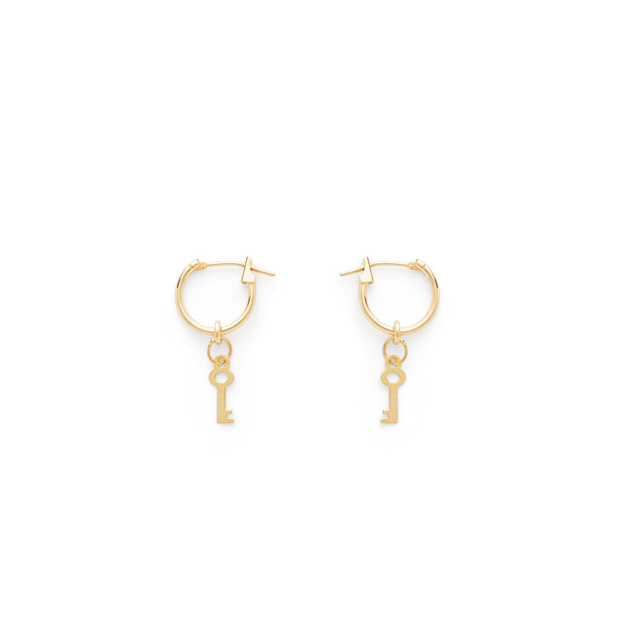 Sophie lock hoop earrings – Stella and Bow