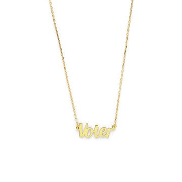 Voter necklace